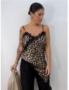 VESTIDO LENCERO ANIMAL PRINT CAMEL