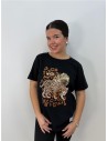 CAMISETA LEOPRADO NEGRO