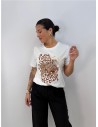 CAMISETA LEOPRADO BLANCO