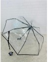 PARAGUA PLEGABLE TRANSPARENTE NEGRO