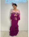 VESTIDO DE FLAMENCA MALAGA BUGANVILLA