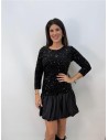 VESTIDO LENTEJUELAS NEGRO