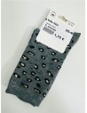 CALCETIN PRINT GRIS OSCURO