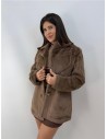 ABRIGO DULCEIDA MARRON