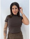 CAMISETA LUCIA MARRON
