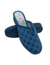 ZAPATILLA ABERTURA CUADRO AZUL