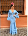 VESTIDO SEVILLA CELESTE