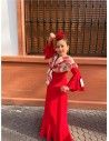 BATA AZUCENA NIÑA ROJO