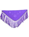 MANTON BORDADO LISO MORADO