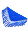 MANTON BORDADO LISO AZUL