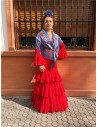 VESTIDO HUELVA ROJO