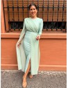 VESTIDO ESTHER VERDE CLARO