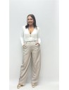 PANTALON ANAIS TAUPE