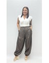 PANTALON ANABEL MARRON