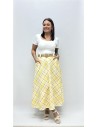 FALDA MARISA AMARILLO