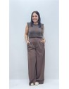 PANTALON LAURA MARRON