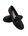 MOCASIN SERRAJE LAZO MARRON