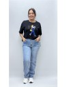 CAMISETA MUJER NEGRO