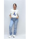 CAMISETA MUJER BLANCO