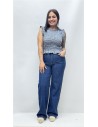 TOP SUSANA VAQUERO OSCURO