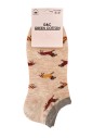 CALCETIN ANIMAL BEIG