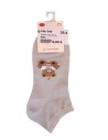 CALCETIN TOBILLERO DIBUJO GRIS