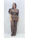 CONJUNTO MYA MARRON