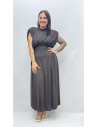 VESTIDO DIANA MARRON