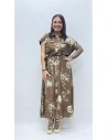 VESTIDO AMAPOLA MARRON