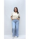 CAMISETA BASICA CUELLO REDONDO BEIG