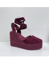 YUTE CUERDA MONOCOLOR BURDEOS