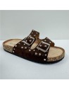 BIO DOS TIRAS TACHAS MARRON