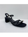 SANDALIA TIRAS NEGRO