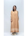 VESTIDO MAYA CAMEL