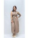 VESTIDO ELISA MARRON