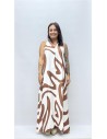 VESTIDO ARANTXA MARRON