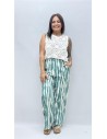 PANTALON ETNICO VERDE