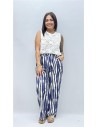 PANTALON ETNICO MARINO