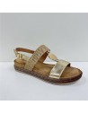 SANDALIA PLANTA GEL ORO