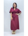 VESTIDO ELISA BURDEOS
