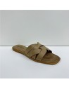 SANDALIA PLANA CAMEL
