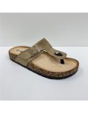 SANDALIA BIO DEDO TAUPE