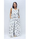 MONO HOJAS AZUL