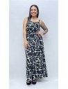 VESTIDO MANCHAS NEGRO
