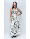 VESTIDO MANCHAS BLANCO