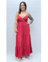 VESTIDO CLARA BURDEOS