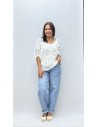TOP CROCHE CON CAMISETA BLANCO