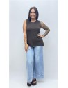 CAMISETA NATALIA MARRON