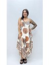 VESTIDO ARANTXA MARRON