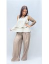 TOP AROA TAUPE